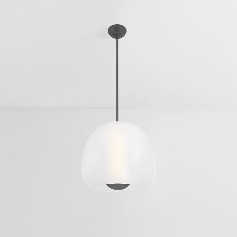 Luminaire suspendu SCRANTON, Bronze, H 17,75 po x l 19 po x P 19 po
