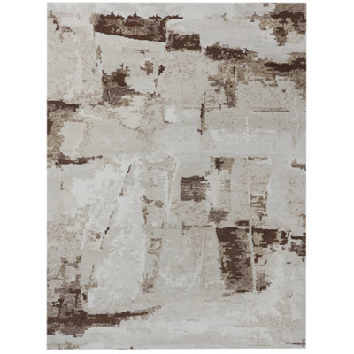 One-of-a-Kind Hand-Knotted Urban Canvas Wool Rug