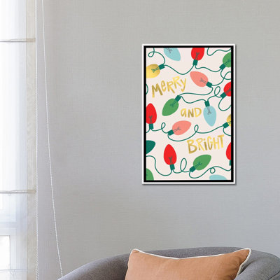 «Merry and Bright I» par Caroline Alfreds - impression d'art graphique