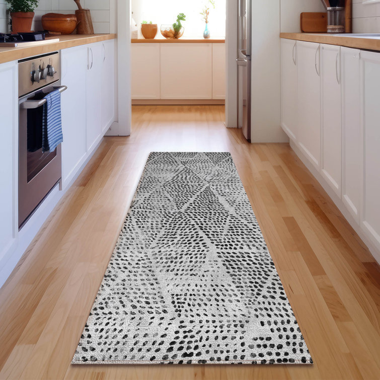Premium Machine Washable Cerrito AMF591 Pewter Rug