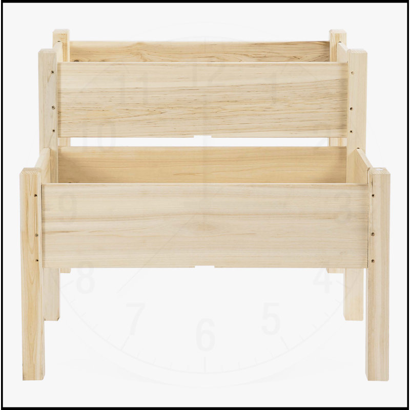 Boîte à fleurs en bois Tier