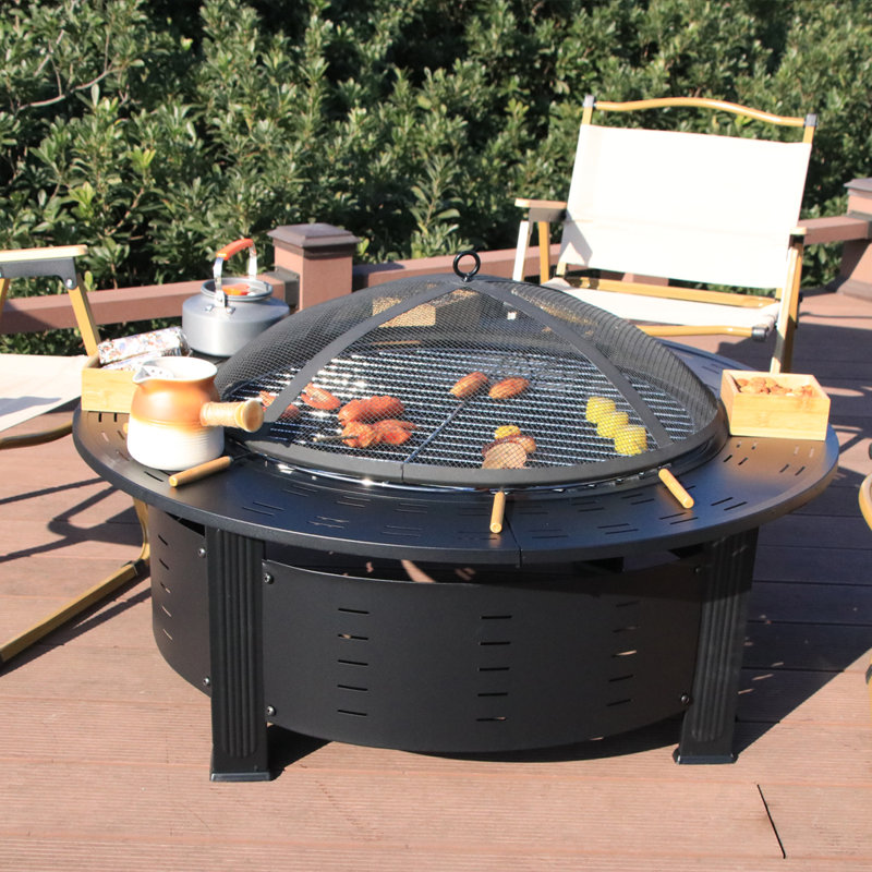 Outdoor Fire Pit – No Assembly For Yard/patio/backyard Bonfire Essential