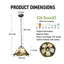 Luminaire suspendu blanc Phoenix