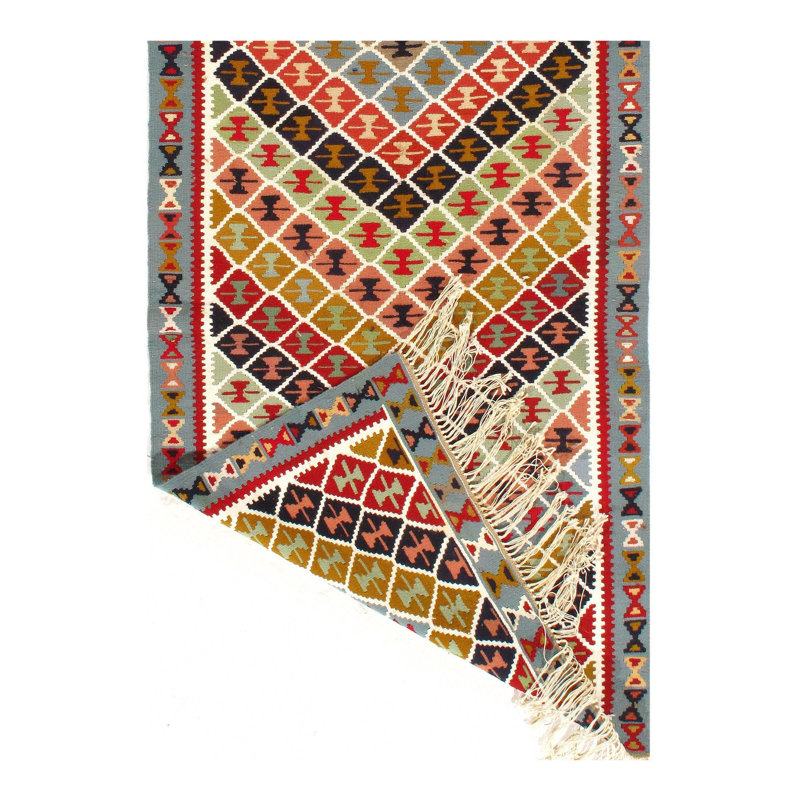Chevron Area Rug in Beige