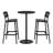 2-Person Outdoor Round Dining Set Bar Height-596693419