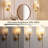 Dimmable Indoor Wall Sconces Iron Wallchiere With Remote Control-788324286