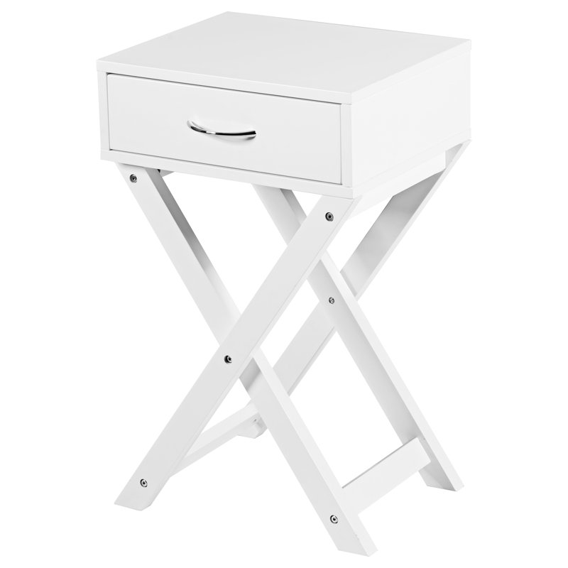Neyo 16'' W Nightstand, White, 1