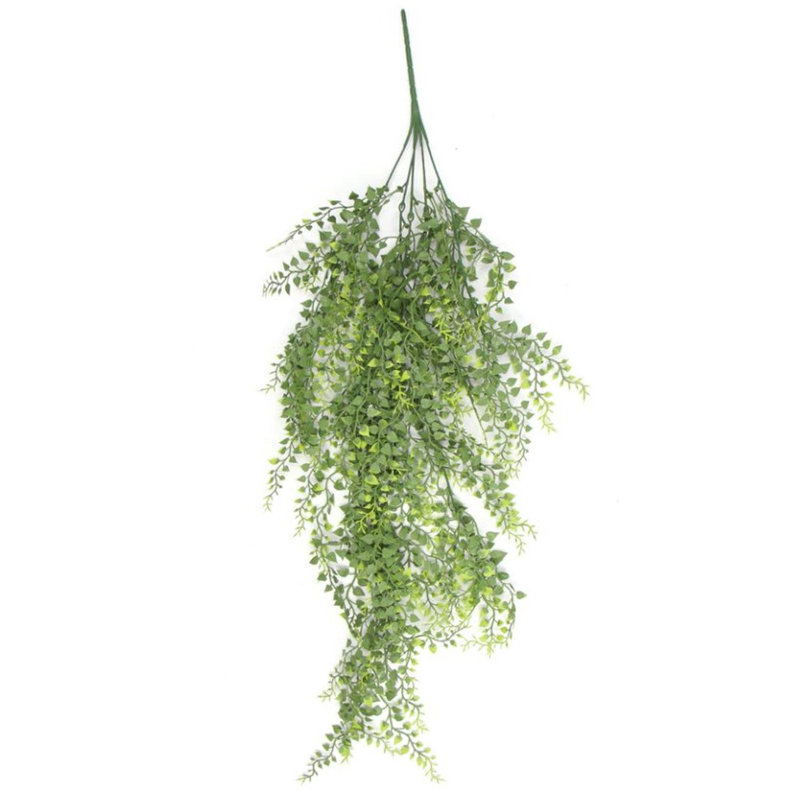 Artificial Hanging Plants Fire / UV Resistant 82cm Faux Fern Plant