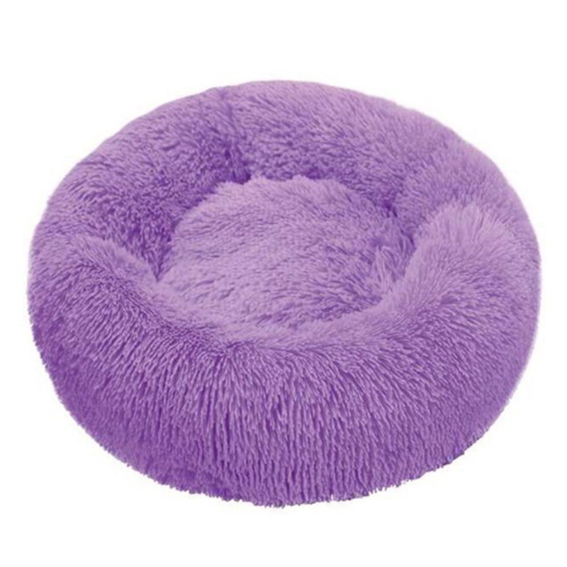Lit de luxe pour animaux, Moyen (l 31,49 po x P 25,29 po x H 5,9 po), Mauve