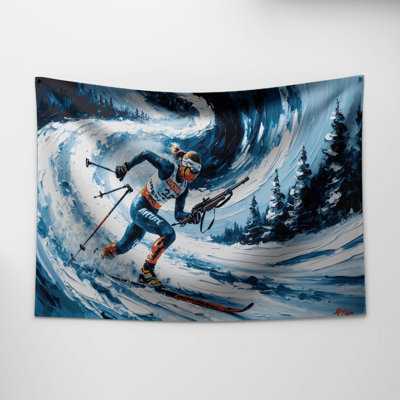 Tapisserie murale Sports Biathlon