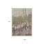 Tapis extérieur lavable abstrait beige et taupe 9 pi x 12 pi