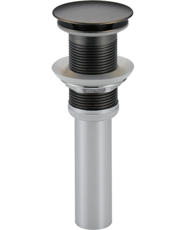 Drain escamotable pour lavabo de salle de bain Zura, Étain vieilli