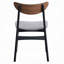 Ensemble de 2 chaises d'appoint contemporaines