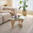 Mid-Century Modern Glass Coffee Table, Small Farmhouse Wood Center Table for Living Room-741641581-741641580-741641582