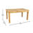 Dejon Rectangular Solid Pine Farmhouse Dining Table-87785164-87784568