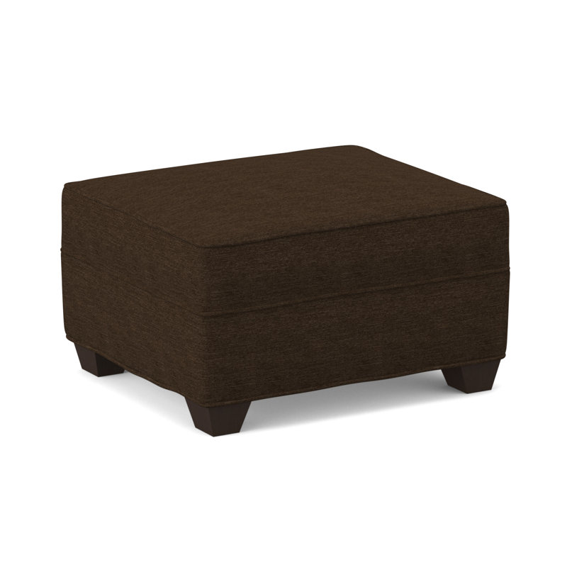 Repose-pieds rectangulaire large de 26 po Phillips, Cafelle, Chocolat antique