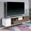 Console télé moderne avec tablettes ouvertes