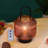 Battery Operated Glass Table Lamp 10.5" H Cordless Battery Lamps LED Lantern with 6H Timer