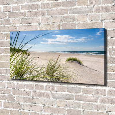Mrzezyno Beach - No Frame Print on Canvas