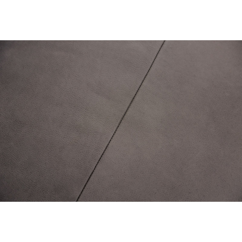 Canapé contemporain l 90,4 po, gris