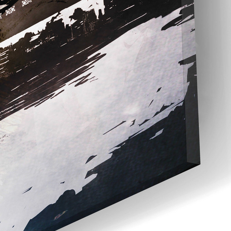 «Tower Bridge 2» par Jonathan Lam, art mural en verre acrylique, H 12 po x l 24 po