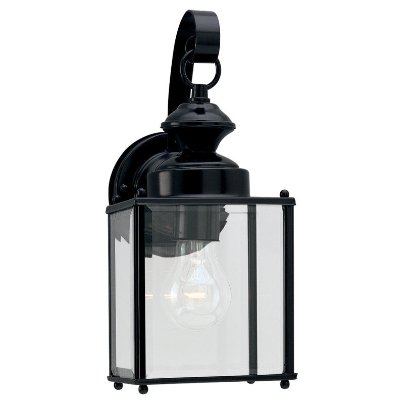 Lanterne murale d'extérieur Tiernan, Noir, H 11,25 po x l 4 po x P 5,75 po