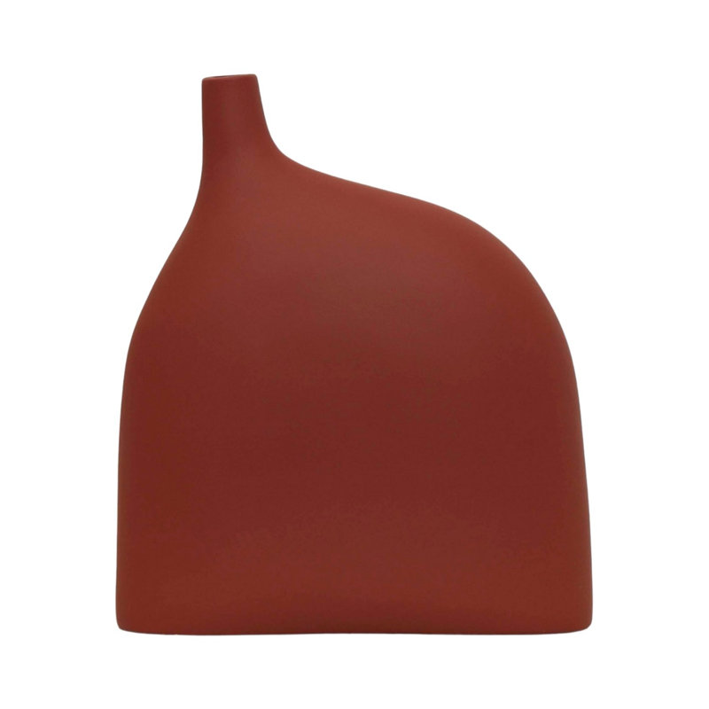 Cyna Ceramic / Porcelain Table Vase, Red