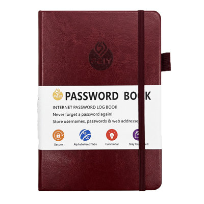 Paper notebook Password Book, English Address Book, Telephone Book,-border Dedicated Notebook