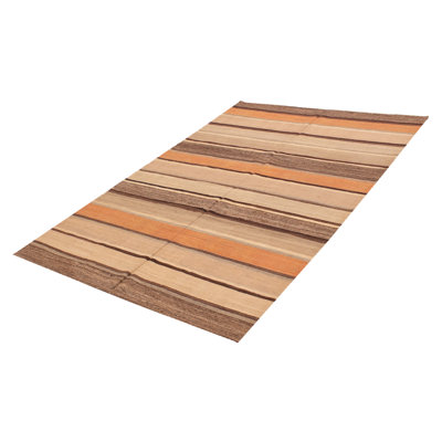 Boho kaki kilim 6 pi 7 po x 10 pi 0 po