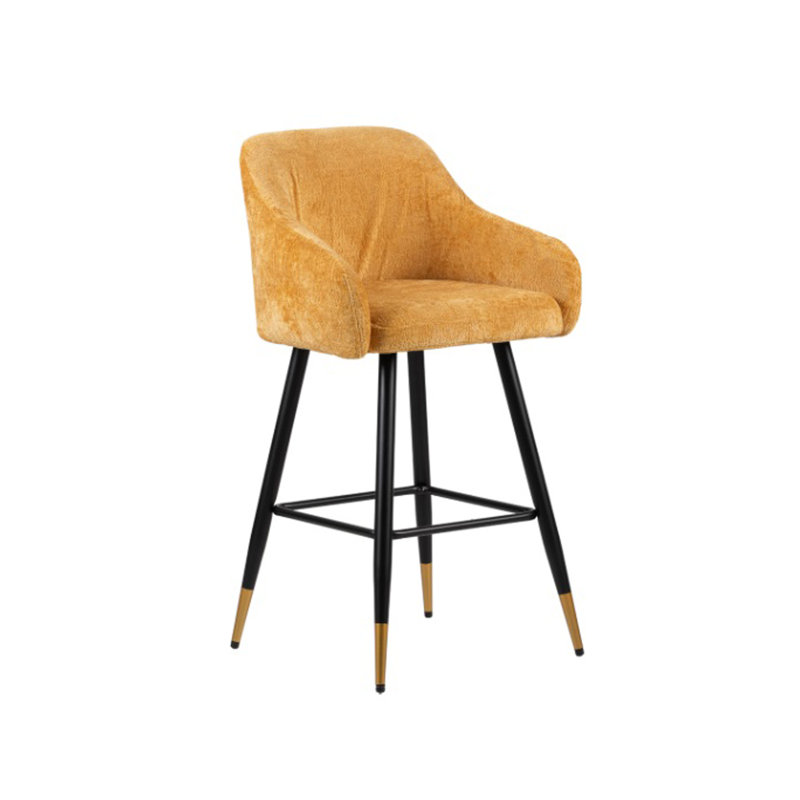 Zurich Mustard Bar Stool, Yellow