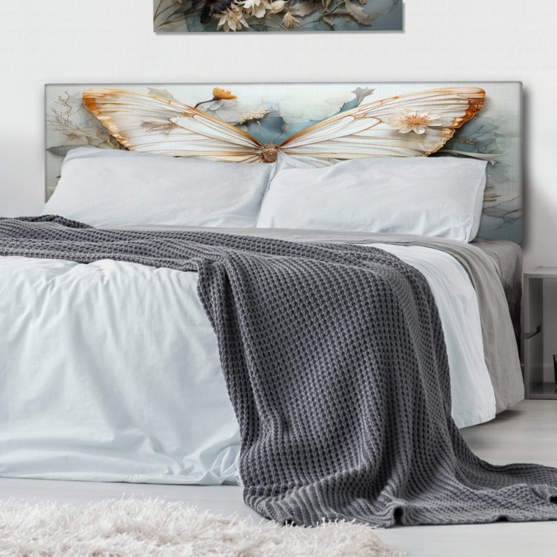 Kayliah - Animals Upholstery Panel Headboard, Très grand