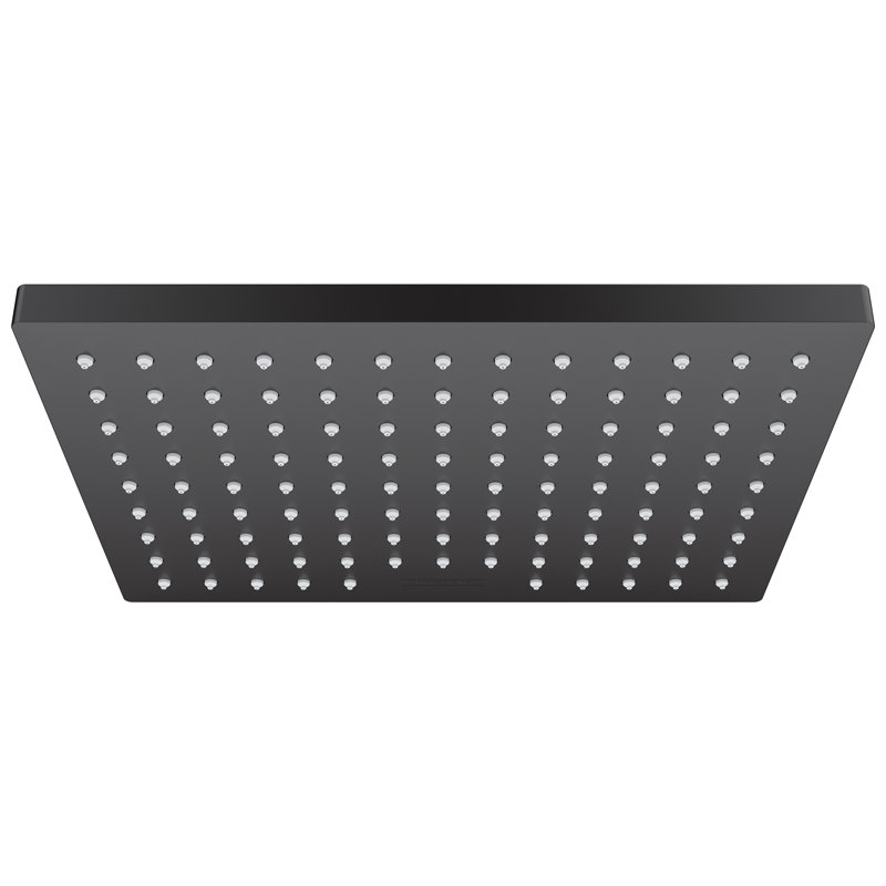 hansgrohe Vernis Blend Showerhead 200 1-Jet, 1.5 GPM, Square, Matte Black