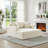 56.3" Wide Extra-Large Sofa Bed, Chenille-1694007285