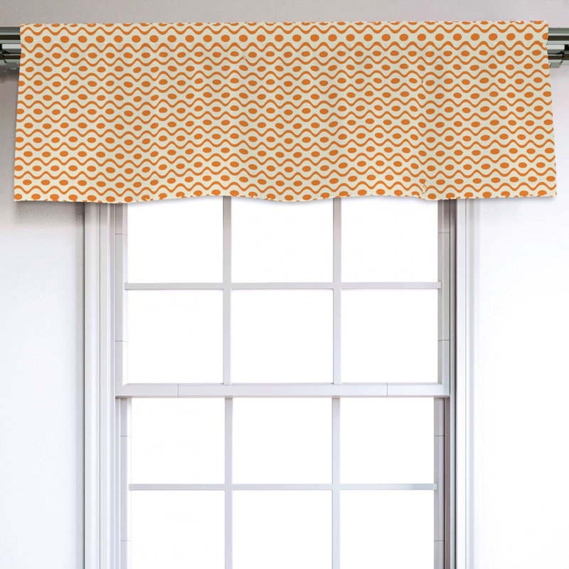 Sateen Ruffled Window Valance