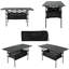 Table de pique-nique d'extérieur pliante en aluminium