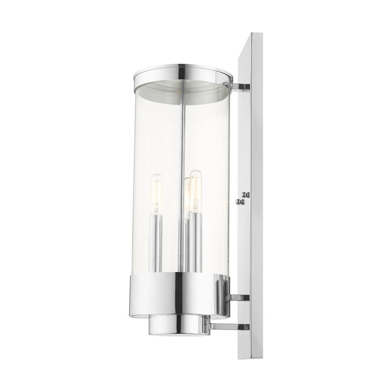 Binghamton Wall Light, Polished Chrome