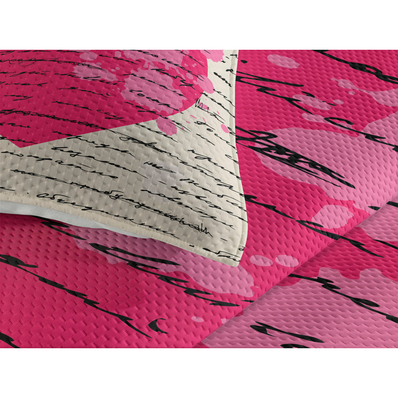 Modern & Contemporary Polyester Coverlet, King Bedspread + 2 Shams