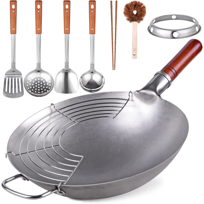 8 - Piece Non-Stick Stainless Steel Cookware Set