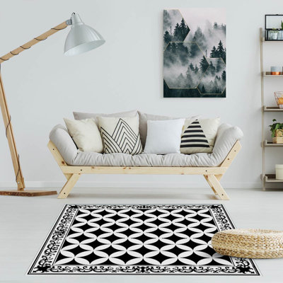 Kerry Non-Slip Geometric Indoor Doormat