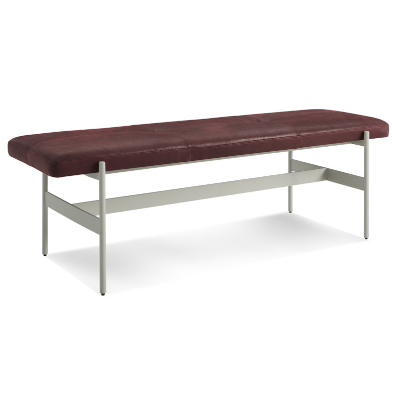 Putty, Camel Genuine Leather, 17" H x 55" W x 14" D