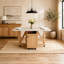 Table de salle à manger pliante avec garde-robe et étagères de rangement, table de cuisine mobile et peu encombrante pour petits espaces