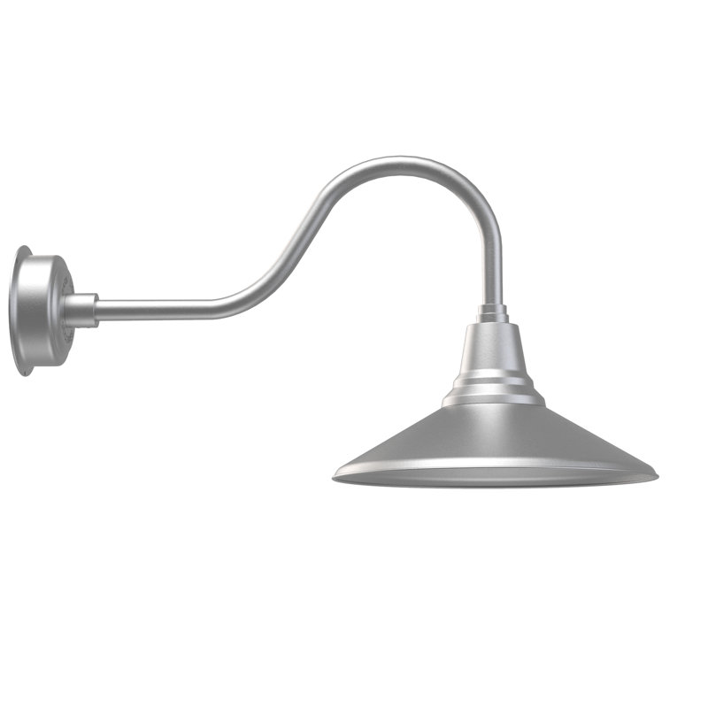 Albali Wall Light, 17.07" H x 16" W x 31.25" D, Galvanized Silver