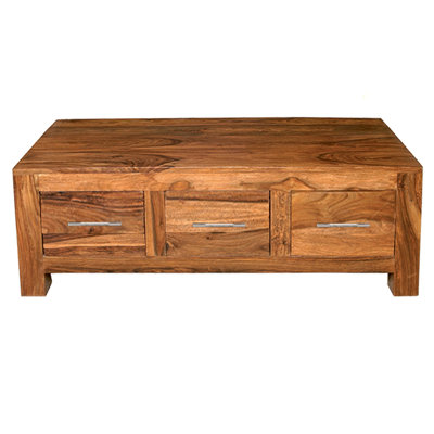 Harvey Solid Wood Coffee Table With Storage