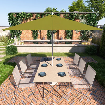 Parasol commercial en bois gris 11 pi