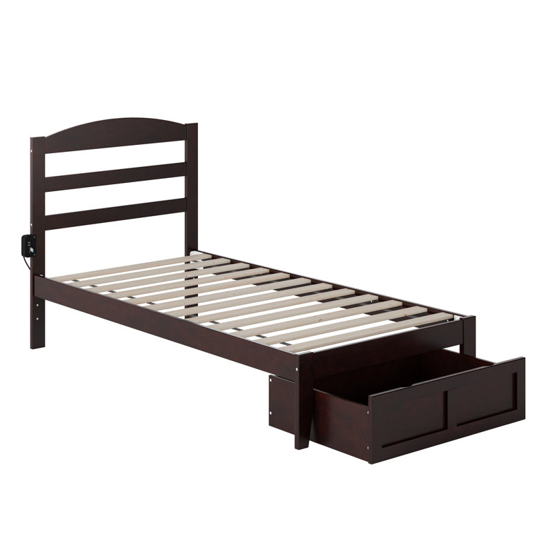 Elliana Kids Twin with Drawers, Twin, Espresso