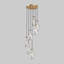 Luminaire suspendu en verre épais 7 lumières Raindrop-271233207-271233209