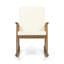 Chaise berçante d'extérieur moderne avec coussins confortables - Parfait pour les patios et les jardins-582391893-582391892