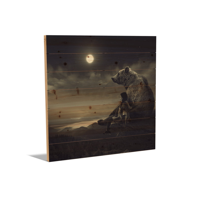 Reproduction d'art murale en bois - Hiraeth par Soaring Anchor Designs