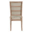 Table de salle à manger en chêne clair 5 pièces avec table à rallonge et chaises d'appoint en bois beige