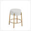 Tabourets de bar ronds, ensemble de 2 - Tabourets de salle à manger rembourrés contemporains pour cuisines, cafés et bars - comprend des pieds de support robustes-1178138347-1178138346-1178138350